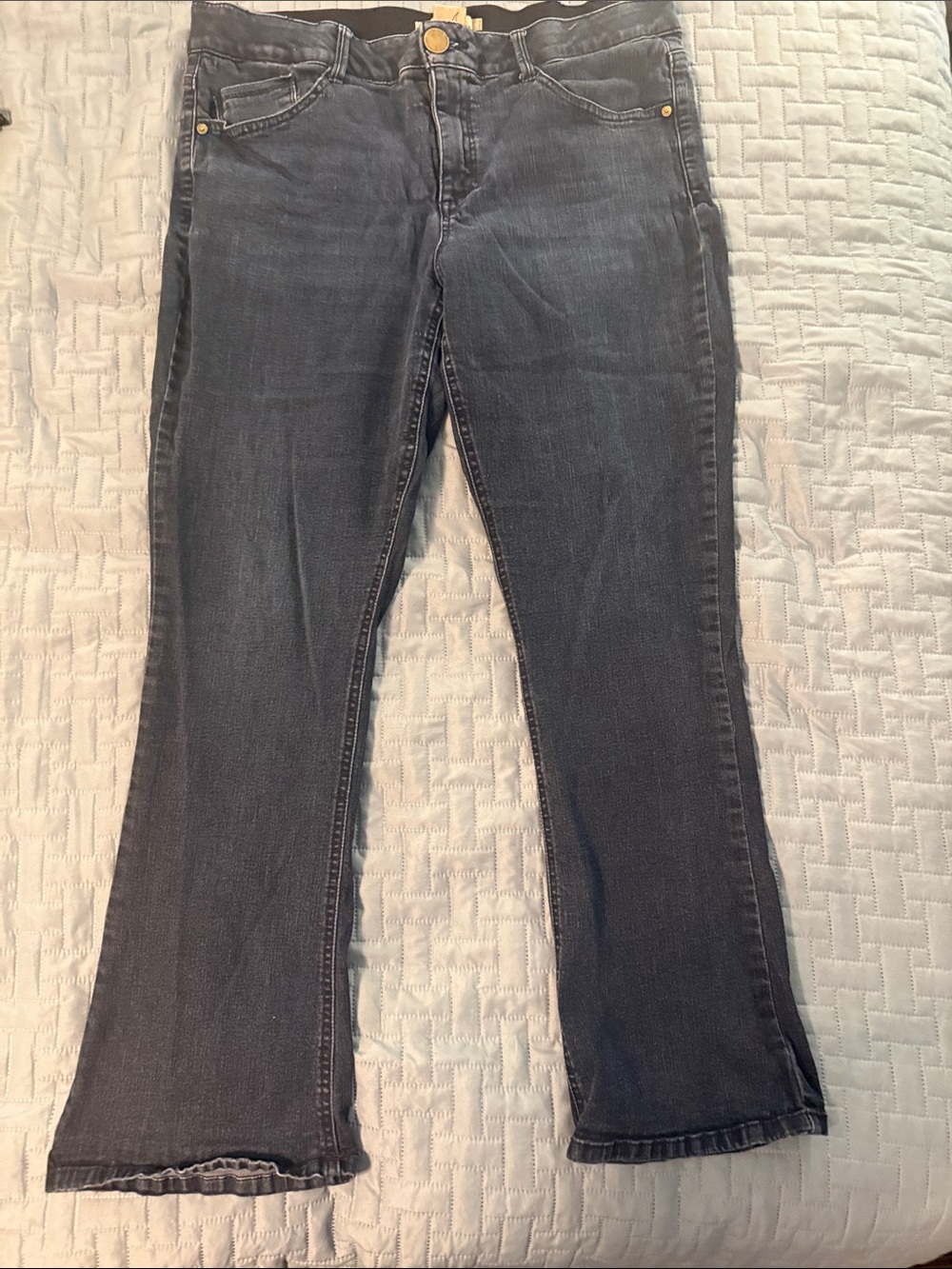 Democracy Dark Gray Flare Jeans